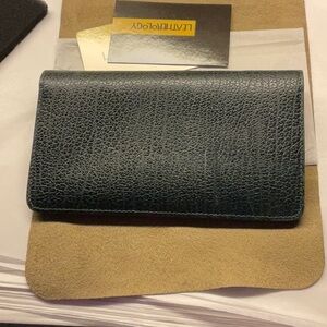LEATHEROLOGY Dark Green Leather Pocket Planner